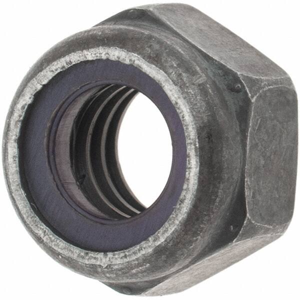 Hex Lock Nut: Insert, Nylon Insert, 5/16-18, Grade 8 Steel, Uncoated MPN:MP39622