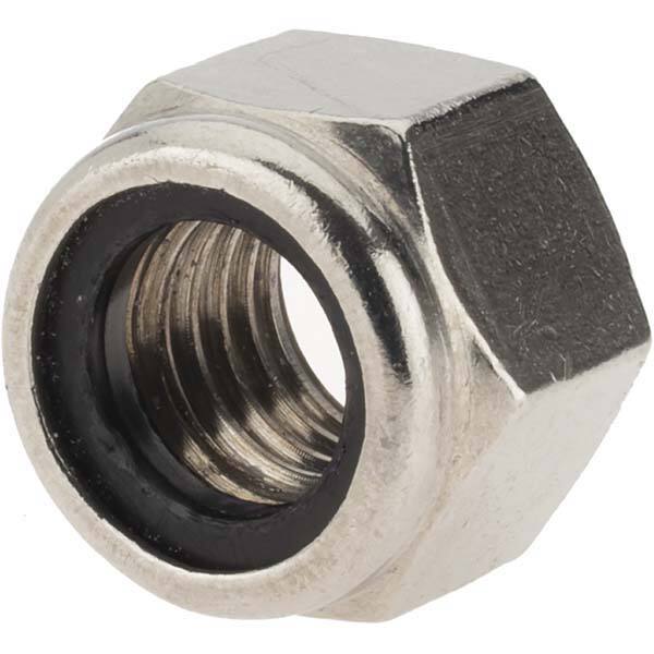 Hex Lock Nut: Insert, Nylon Insert, 5/8-11, Grade 18-8 Stainless Steel MPN:MP93629