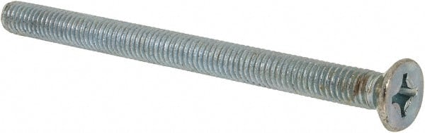 Machine Screw: M6x1 x 80.00 mm  OAL, Flat Head, Phillips MPN:663174PS