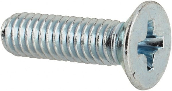 Machine Screw: M4x0.7 x 14.00 mm  OAL, Flat Head, Phillips MPN:M414D965