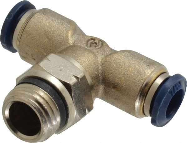 Push-To-Connect Tube to Universal Thread Tube Fitting: 1/4