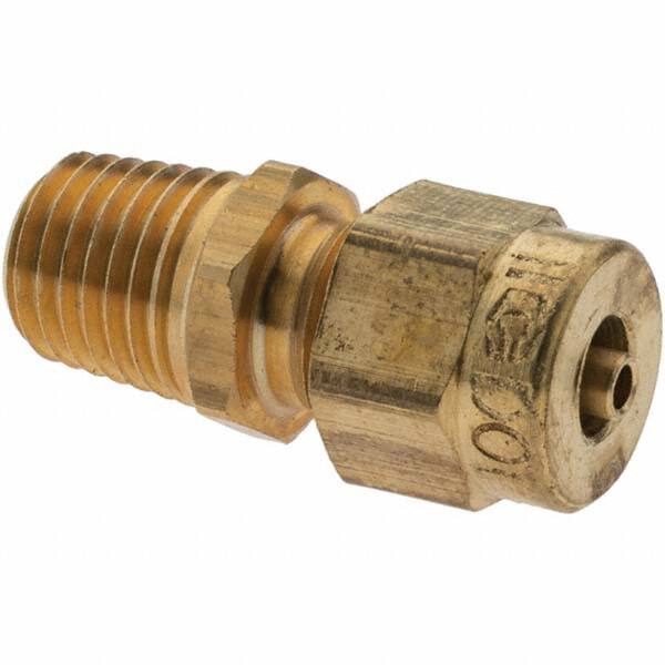 Push-to-Connect Tube Fitting: 1/16-27 Thread, 5/32