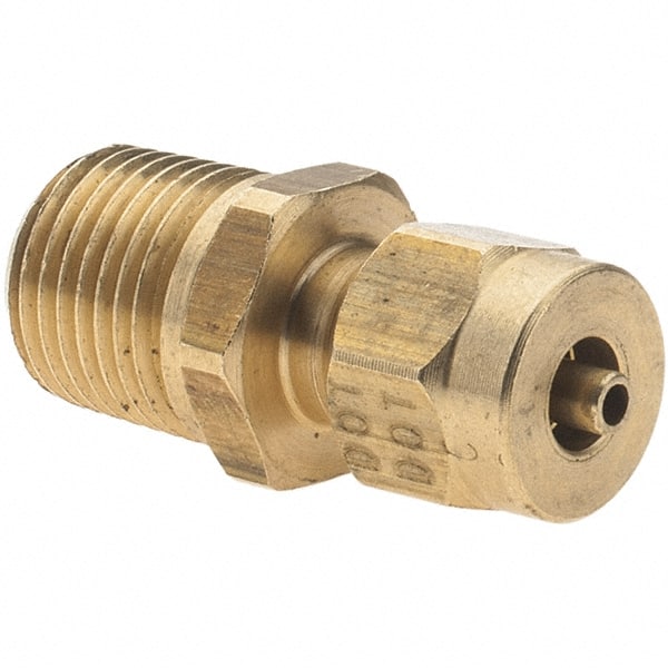 Push-to-Connect Tube Fitting: 1/8-27 Thread, 5/32