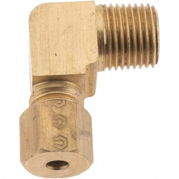 Push-To-Connect Tube to Male & Tube to Male NPTF Tube Fitting: 1/8-27 Thread, 1/8