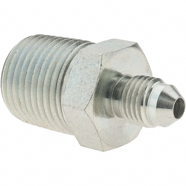 Steel Flared Tube Connector: 1/4