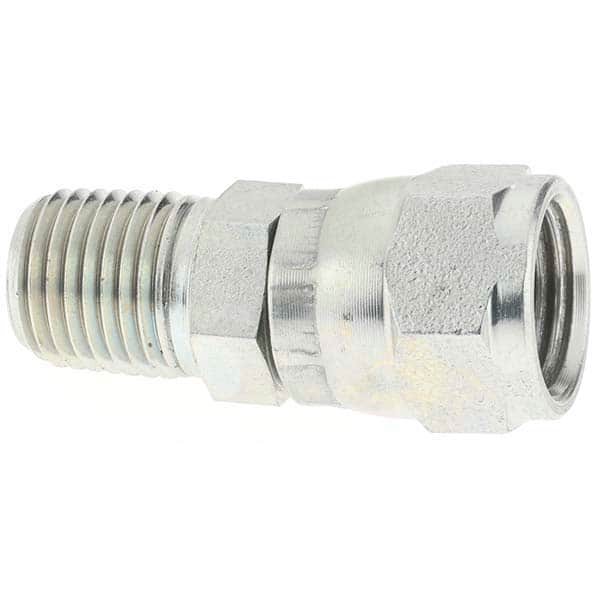 Steel Flared Tube Connector: 3/8