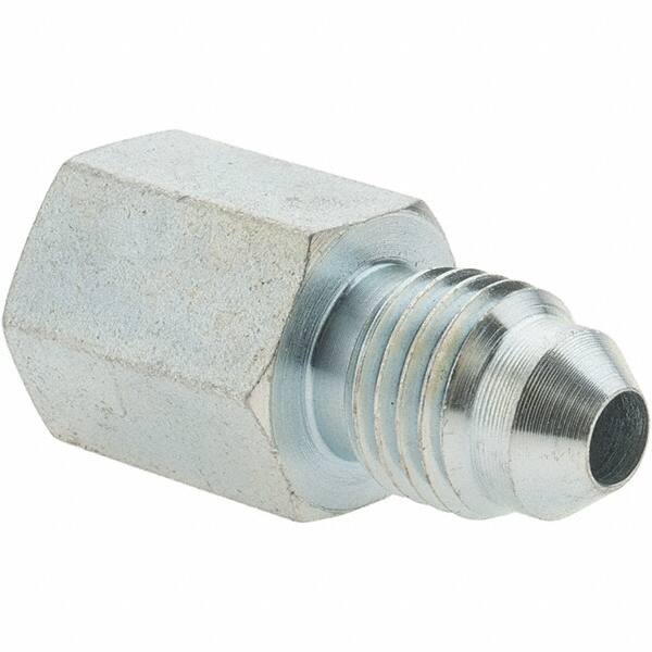 Steel Flared Tube Connector: 1/4