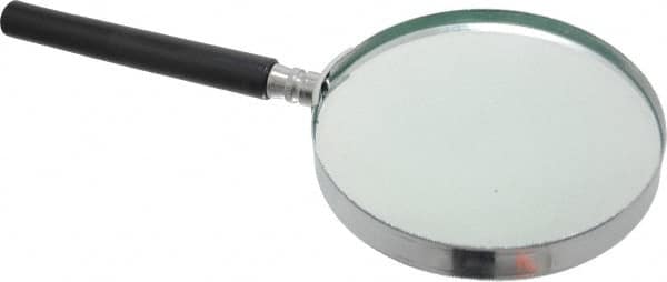 3x Magnification, Glass Lens, Handheld Magnifier MPN:854-1800