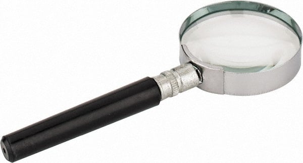 6x Magnification, Glass Lens, Handheld Magnifier MPN:854-1850