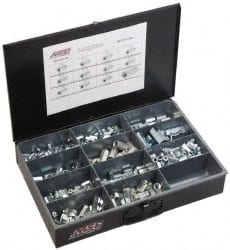 1/4-20 to 3/4 Thread, 190 Piece Zinc Plated Steel Nut Assortment MPN:NFC-KIT223