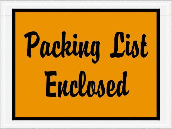 Packing Slip Envelope: Packing List Enclosed, 1,000 Pc MPN:PL1