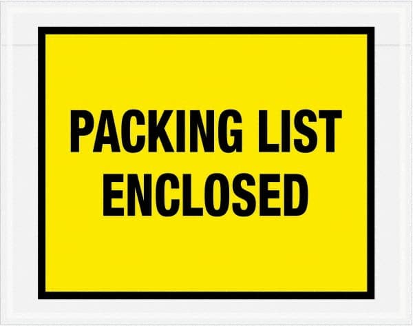 Packing Slip Envelope: Packing List Enclosed, 1,000 Pc MPN:PL405