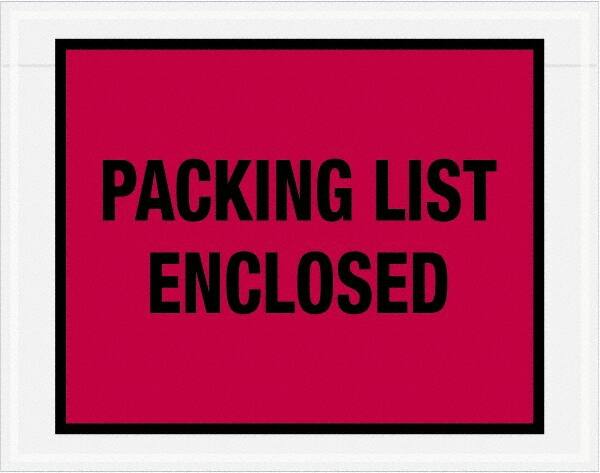 Packing Slip Envelope: Packing List Enclosed, 1,000 Pc MPN:PL406