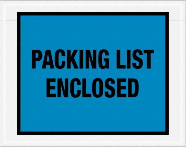 Packing Slip Envelope: Packing List Enclosed, 1,000 Pc MPN:PL407