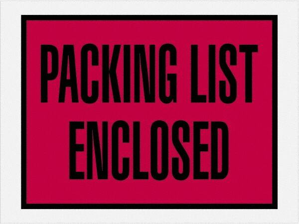 Packing Slip Envelope: Packing List Enclosed, 1,000 Pc MPN:PL411