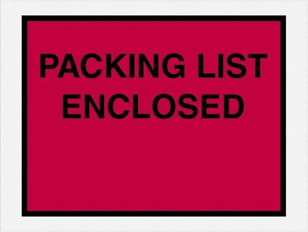 Packing Slip Envelope: Packing List Enclosed, 1,000 Pc MPN:PL413