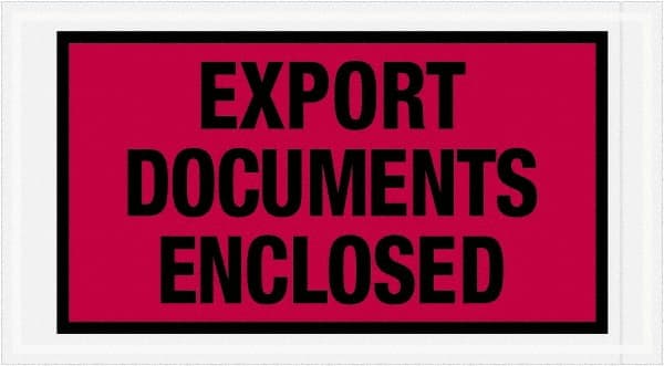 Packing Slip Envelope: Export Documents Enclosed, 1,000 Pc MPN:PL440