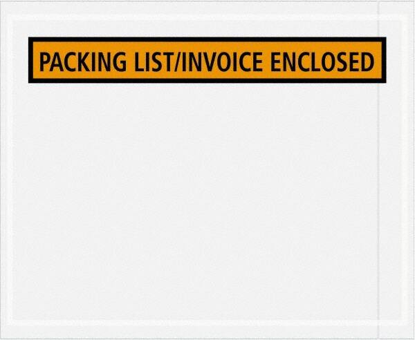 Packing Slip Envelope: Packing List/Invoice Enclosed, 1,000 Pc MPN:PL462