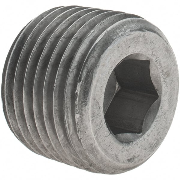 Black Countersunk Hex Plug: 1/2