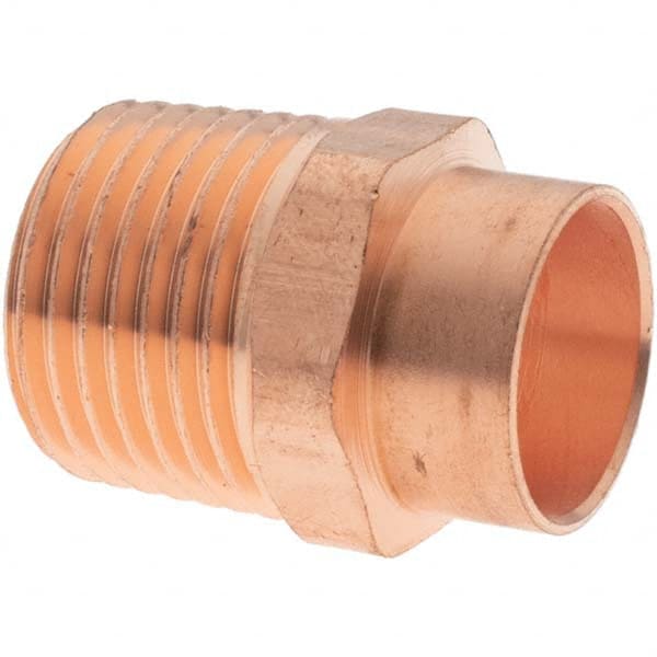 Wrot Copper Pipe Adapter: 1/2