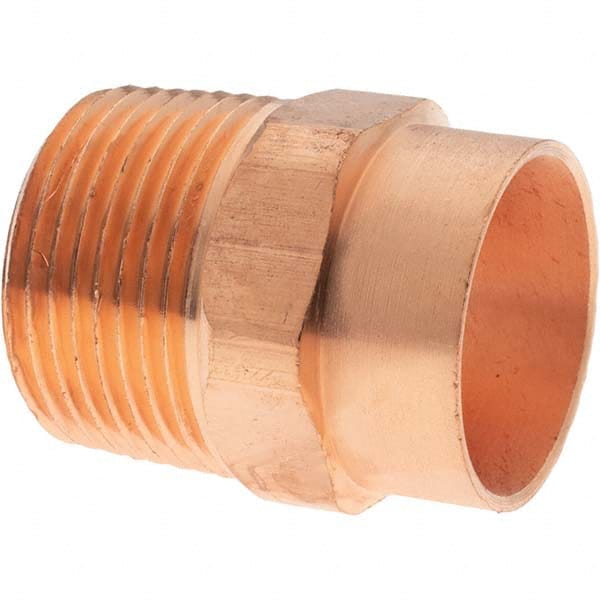 Wrot Copper Pipe Adapter: 1