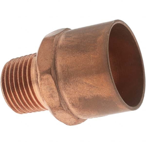 Wrot Copper Pipe Adapter: 1