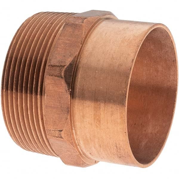 Wrot Copper Pipe Adapter: 2