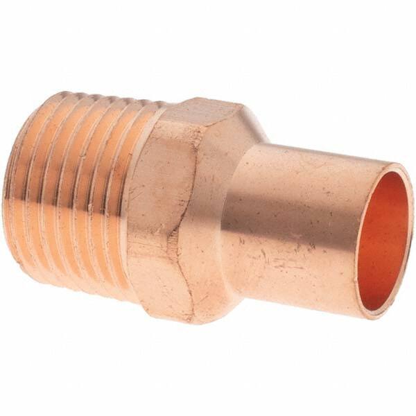 Wrot Copper Pipe Adapter: 1/2