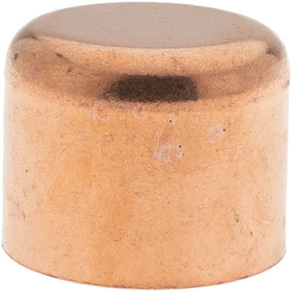 Wrot Copper Pipe Cap: 1-1/4