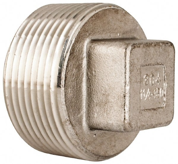 Pipe Square Head Plug: 1-1/4