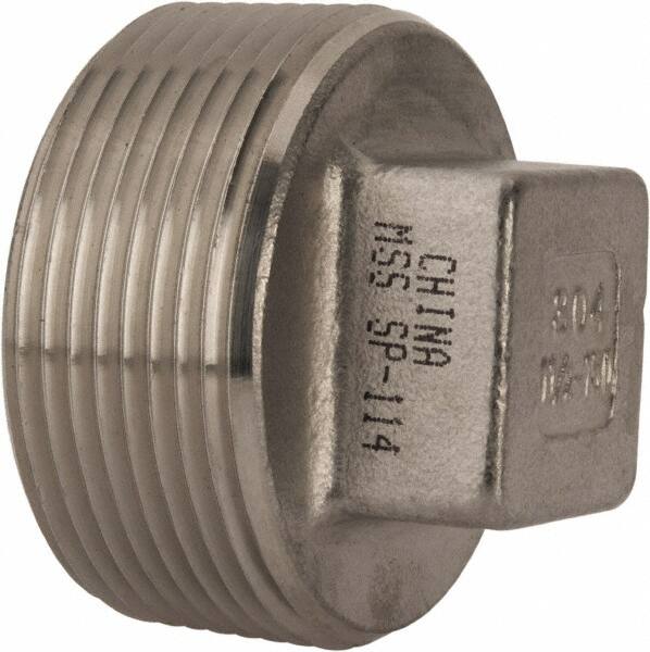 Pipe Square Head Plug: 1-1/2