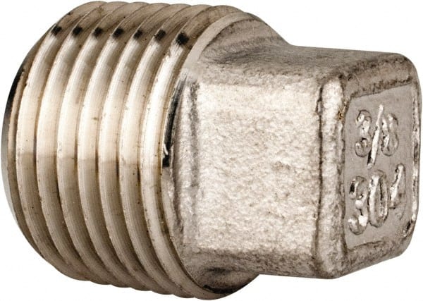 Pipe Square Head Plug: 3/8