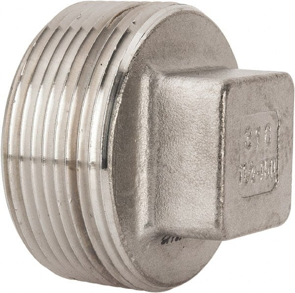 Pipe Square Head Plug: 1-1/2