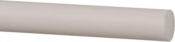 Plastic Rod: Polytetrafluroethylene, 2' Long, 1/2