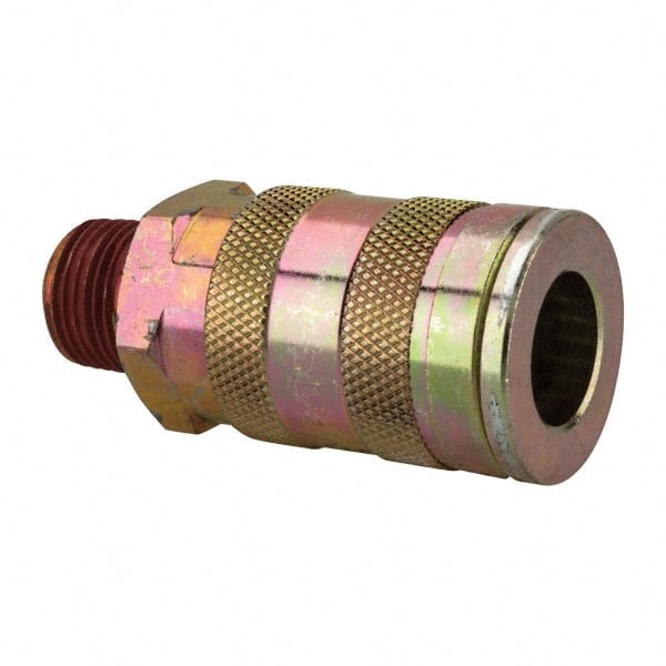 3/8 Male NPT Industrial Pneumatic Hose Coupler MPN:2313783711