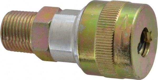 3/8 Male NPT Schrader Twist-Lock Pneumatic Hose Coupler MPN:2342083711