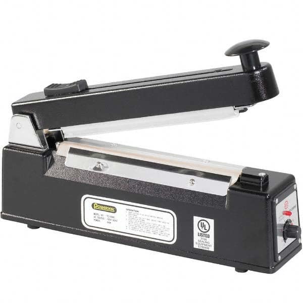 Polybag & Impulse Sealers, Type: Table Top Thermal Impulse Sealer w/Cutter , Maximum Seal Size: 8 (Inch), Contents: (2) Heating Elements MPN:SPBC8