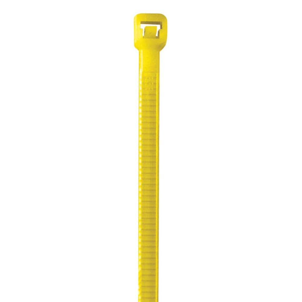 Polybag Tape & Ties, Type: Cable Ties , Overall Length (Inch): 5.5 , Width (Inch): 0.14 , Color: Yellow  MPN:CT433C