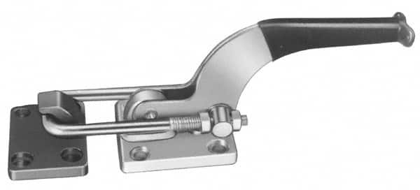 Pull-Action Latch Clamp: Horizontal, 4,000 lb, U-Hook, Flanged Base MPN:GH-40370