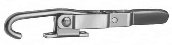 Pull-Action Latch Clamp: Horizontal, 375 lb, J-Hook, Flanged Base MPN:GH-451