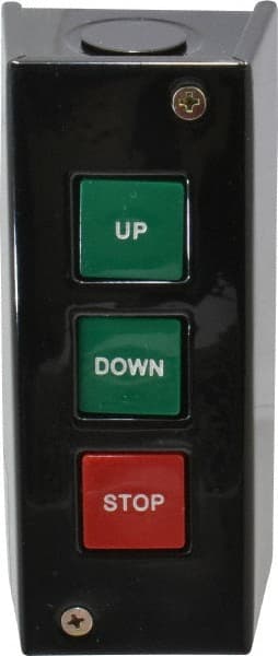 Push-Button Control Station: Momentary, NO/NC, Up, Down & Stop MPN:PBS-602