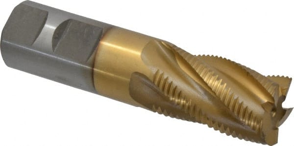 Square End Mill: 1'' Dia, 1-5/8'' LOC, 1'' Shank Dia, 4-1/8'' OAL, 5 Flutes, Cobalt MPN:724-3257