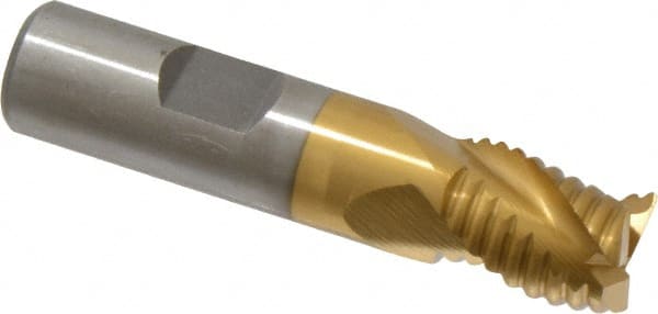 Square End Mill: 5/8'' Dia, 3/4'' LOC, 5/8'' Shank Dia, 2-7/8'' OAL, 3 Flutes, Cobalt MPN:724-6475