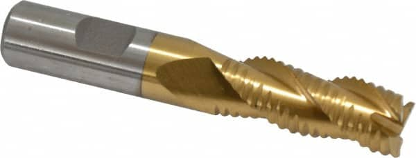 Square End Mill: 5/8'' Dia, 1-5/8'' LOC, 5/8'' Shank Dia, 3-3/4'' OAL, 3 Flutes, Cobalt MPN:724-6481