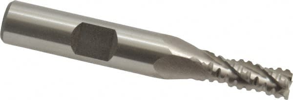 Roughing & Finishing End Mill: 1/4