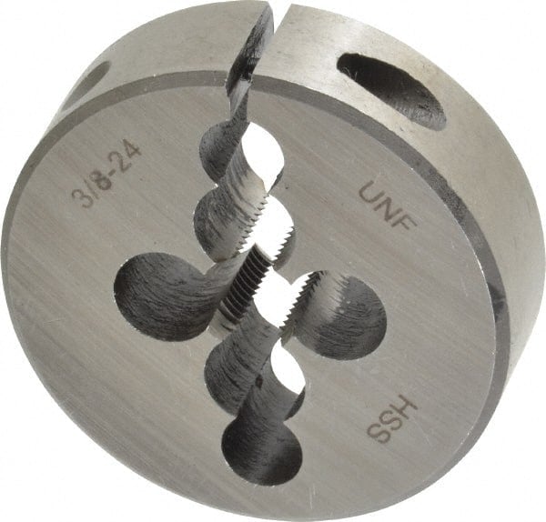 Round Die: 3/8-24, 2