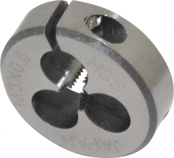 Round Die: M3 x 0.6, High Speed Steel MPN:314-1571