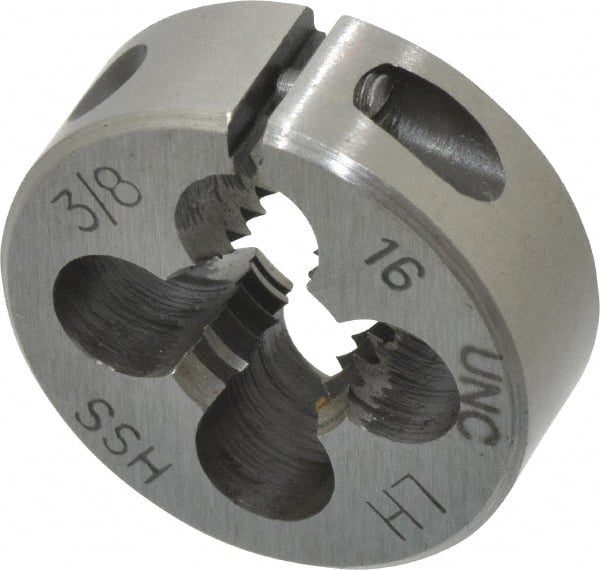 Round Die: 3/8-16, 1