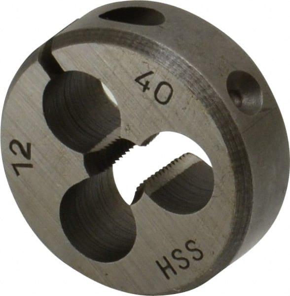#12-40 High Speed Steel Round Adjustable Die MPN:315-1098