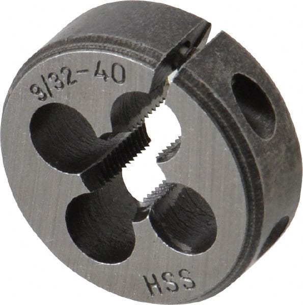 Round Die: 9/32-40, 1